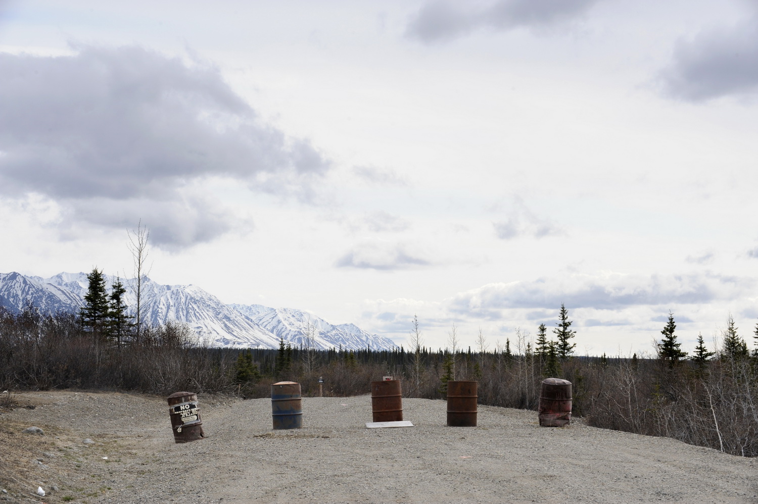 Dolph Kessler - Roadblocks in Alaska, 2011 